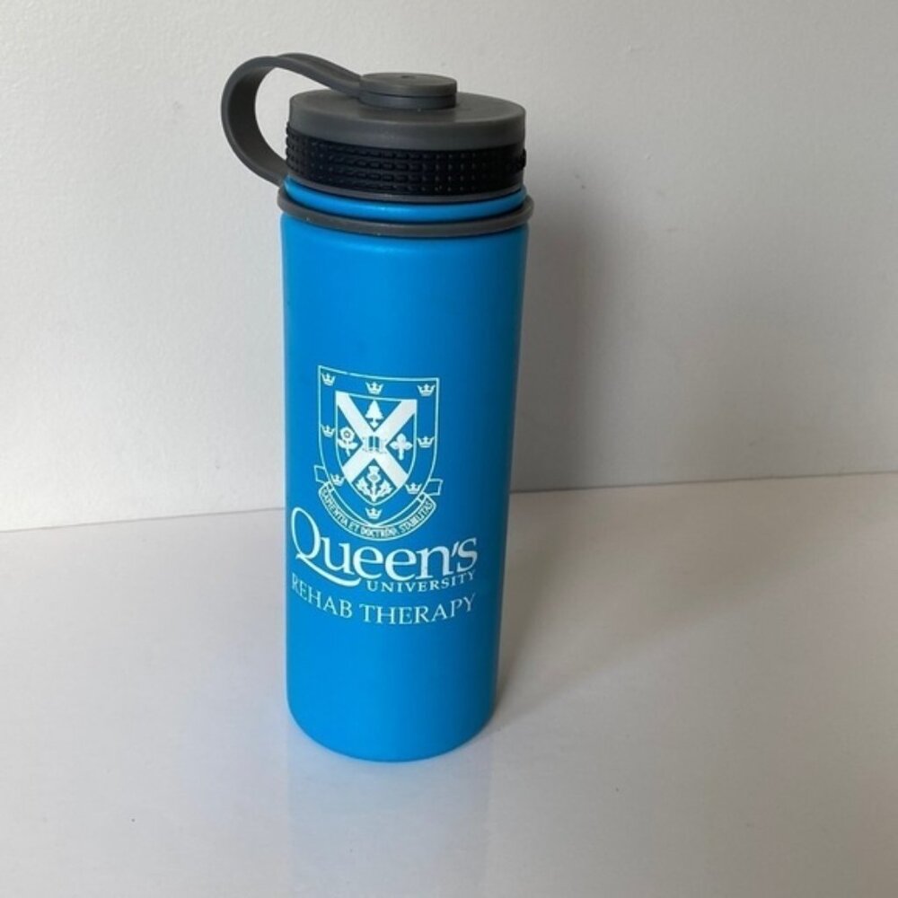 Queen’s University Rehab Therapy water bottle